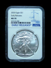 2020 $1 American Silver Eagle - NGC MS70 Early Release