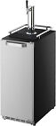 New ListingHCK 15 inch Beverage Refrigerator / Kegerator with Beer Dispenser