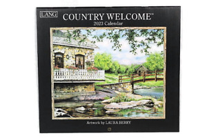 Lang 2023 Wall Calendar Country Welcome Artwork by Laura Berry