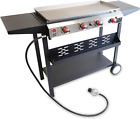 Gas One Flat Top Grill with 4 Burners – Premium Propane Grill with Outdoor Grill