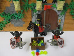 (A11/16) 3 LEGO Knight Kingdom Castle Knight Castle Horse 6086 6085 Moc