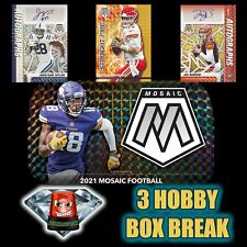 Kansas City Chiefs 2021 Panini Mosaic Football 3 Hobby Box Break #5