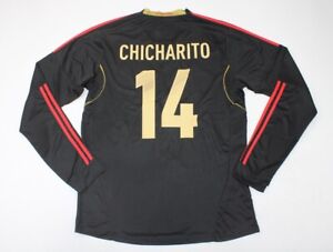 mexico jersey 2011 2012 black chicharito playera long sleeve