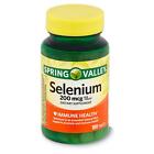 Selenium 200 Mcg Mineral Prostate Immune Support Powerful Antioxidant, 100 Tabs