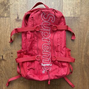 Supreme Backpack FW18 Red 100% Authentic - Free Shipping