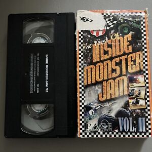 BEST OF INSIDE MONSTER JAM VIDEO VOLUME 2 VHS Tape Damaged Case