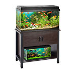 40 Gallon Fish Tank Stand Wood Aquarium Stand 36.6''×18.9'' With Storage Cabinet