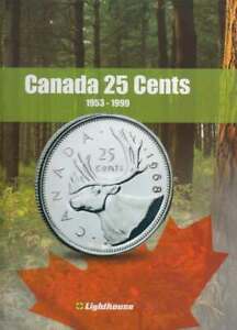 Album For Canada 25 Cents 1953-1999 Coins Lighthouse Vista Book Safe Storage NEW