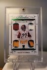 2021 Flawless #RS12 Najee Harris RC Emerald Rookie Show Case Quad Patch #'d /5