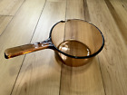 Visions CorningWare Glass Sauce Pan Pot 1 L Amber Cookware USA Pyrex (NO LID)