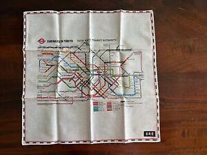 Tokyo Subway Map On Cloth