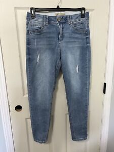Democracy Ab Technology Women's Distressed Size 10 Jeans Stretchy