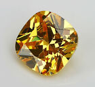 9X9mm Natural Yellow Sapphire Square Cushion Faceted Cut 5.12ct VVS Loose Gems