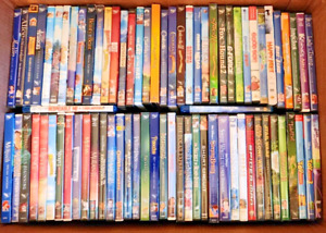 75+ LOT DISNEY, Universal & Other CLASSIC Kids Movies DVD/BLU-RAY, Pre-Owned VGC