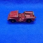 Vintage Tootsietoy Red Army Jeep