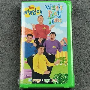 The Wiggles - Wiggly Playtime (VHS Tape, 2001, Green Clamshell) NEW SEALED RARE