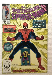 Vintage Comic SPECTACULAR SPIDER-MAN #158 (1989) 1st APPEARANCE COSMIC POWERS