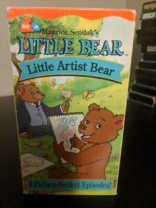 Little Bear - Little Artist Bear VHS Nick Jr Maurice Sandak *BUY 2 GET 1 FREE*