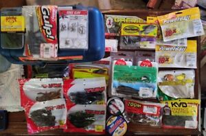 Huge Lot of Fishing Soft Lures, Bait, Tackle Box, And A Lot More