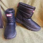 Hunter Intrepid Short Snow Boots Black MEN US10 EU41 UK8 insulated Mid Calf