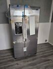 GE GSS25GSHSS 36 Inch Freestanding Side by Side Refrigerator-Stainless Steel