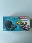Nintendo 2DS XL Black+Turquoise With Mario Kart 7 Pre-installed New* not opened