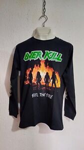 Overkill feel fire long sleeve shirt thrash metal slayer megadeth anthrax