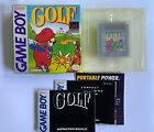 Golf Nintendo Game Boy (1990) GB Video Game Complete in Box CIB