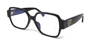 New ListingWomen's CHANEL Eyeglasses Square Polished Black w/ Demo Lenses CH3438 C.501 NEW