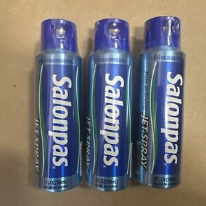Salonpas Pain Relieving Jet Spray - 4oz  3 Bottles Exp 02/26