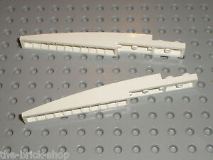 2 x LEGO White Slope Brick Curved ref 85970 / Set 9493 70705 2263 75051 75004...