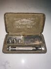 Antique Gillette Razor Case Travel Set Shave Box Kit