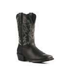 Men's Black Onyx Full-Grain Leather Square Toe Cowboy Boots
