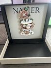 New Napier Beautiful Floral Teacups Brooch Pin Gold Tone NEW w Box Rhinestones