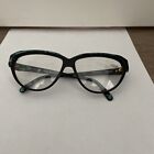 Vintage New Green Marble Silhouette Cat Eye Plastic Glasses  58-13-135