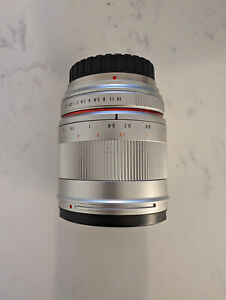 Rokinon RK50M-MFT-SIL 50mm F1.2 AS UMC High Speed Lens Olympus Panasonic Silver