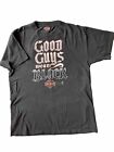 Harley Davidson Shirt L Good Guys Wear Black 3D Emblem Tee USA 1986 Vintage