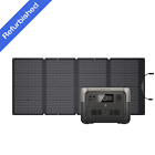 EcoFlow Solar Generator RIVER 2 Max 512Wh+160W solar panel Certified Refurbished