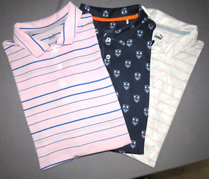 Lot of 3~ PUMA Short Sleeved Stretch Polo Golf Shirts Men's Medium