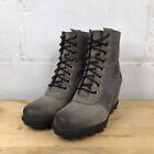 Sorel Womens 8.5 Lexie Wedge Boot Grey Leather Lace Up Winter Boots NL3046-052