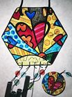 Romero Britto Toys Heart Bubbles Wind Chimes! Metal And Glas - for Eyes And Ears