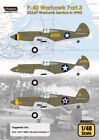 Wolfpack 1/48 decals for Airfix P-40 Warhawk Pt 3 USAAF Warhawk in WW2 - WD48017