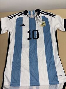 Argentina 2022 2023 home Size S soccer jersey kit football World Cup Qatar Messi