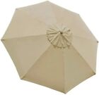 9ft Patio Umbrella Market Table Outdoor Deck Umbrella Replacement (CANOPY ONLY)