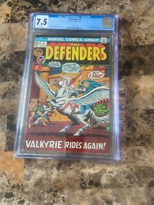 Defenders #4, CGC  7.5 CGC VF-;  1st Appearance Valkyrie