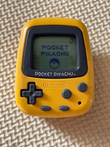 Nintendo Pocket Pikachu 1998 Pokemon Pedometer Virtual pet Tested Japan Used