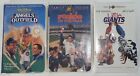VHS LOT Angels In The Outfield - Rookie Of The Year - Little Giants Shell Cases