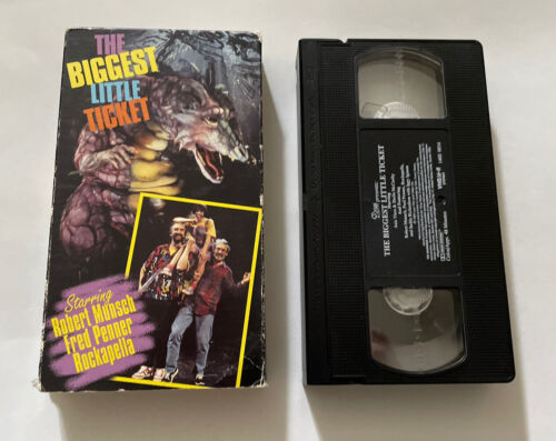 The Biggest Little Ticket 1994 VHS Fred Penner Robert Munsch Rockapella