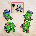🐢 TMNT enamel pin set 4 pcs 🐢 brooch badges lapel metal pins Turtle Power 🐢
