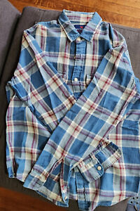 abercrombie fitch men's flannel xl shirt 1982 Collection